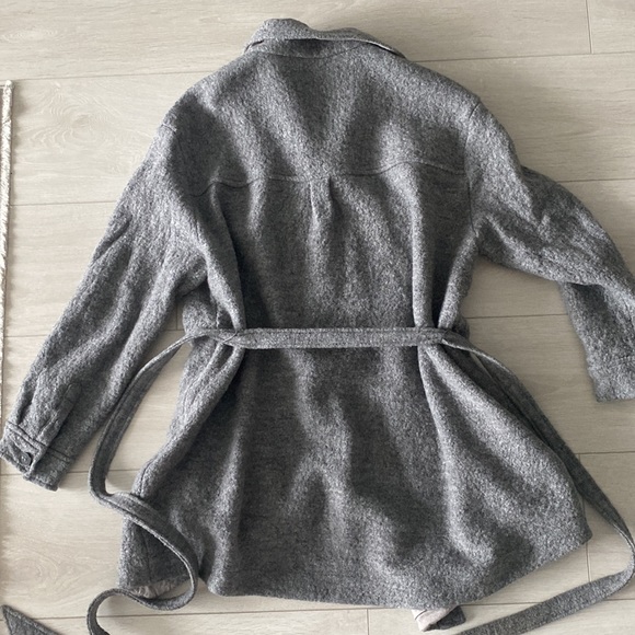 Frank + Oak Grey Wool Jacket - Picture 4 of 5